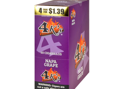 4K'S CIGAR PRE-PRICED 15PACKS