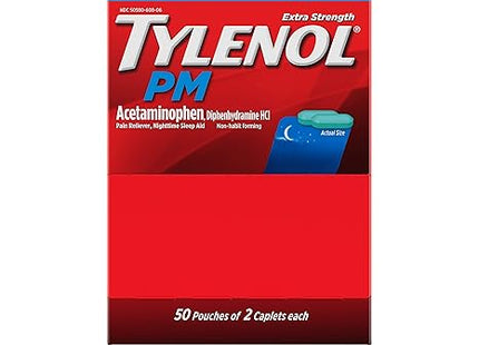 TYLENOL PM- XTRA STRGTH- 50 CT