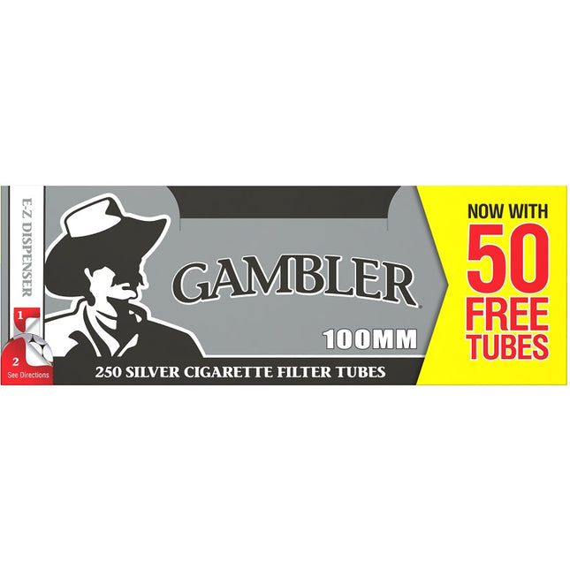 GAMBLER SILVER 100MM - 250/4PK
