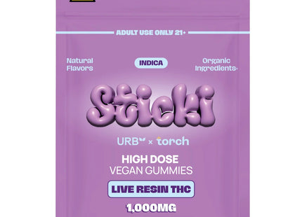 STICKI LIVE RESIN 1000MG GUMMIES  6PACK