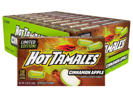 HOT TAMALES 4.25oZ THEATER BOX CINNAMON APPLE 12COUNT