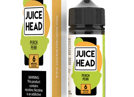 JUICE HEAD 6MG E-LIQUID PEACH PEAR 1COUNT