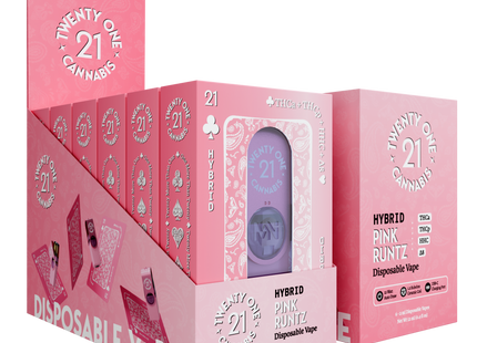 21 2ML DISP PINK RUNTZ 6PK