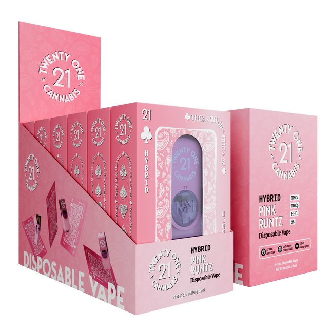 21 2ML DISP PINK RUNTZ 6PK