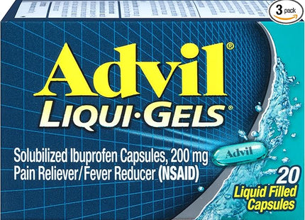 ADVIL LIQUI GELS 20 COUNT