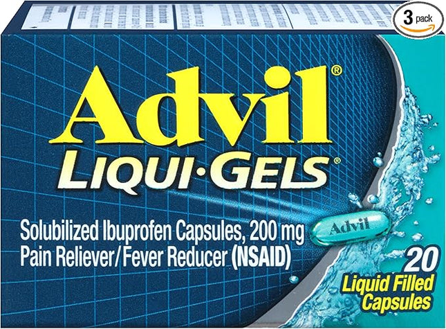 ADVIL LIQUI GELS 20 COUNT