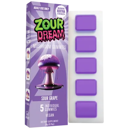 ZD GUMMIES SOUR GRAPE 10CT