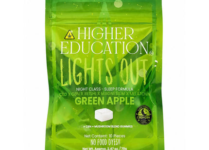 HIGHER EDUCATION LIGHTS OUT MUSHROOM GUMMIES 10PACK