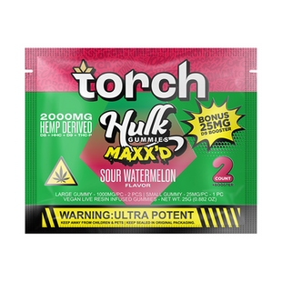 TORCH HULK MAXX'D 2000MG GUMMIES 20PACKS