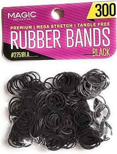 RUBBER BANDS BLACK