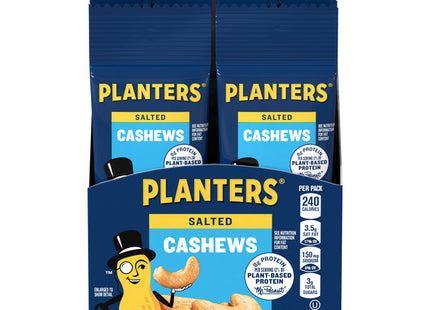 PLANTERS 1.5oZ SNACK SALTED CASHEWS 18PACK