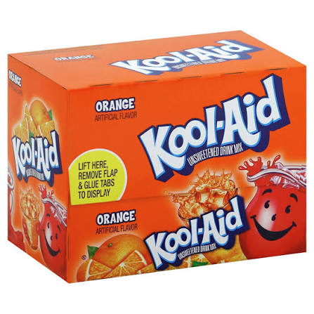 KOOL-AID 0.14oZ 48PACKS ORANGE 1BOX