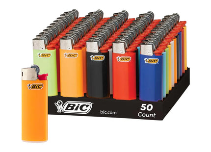 BIC SLIM LIGHTERS 50CT