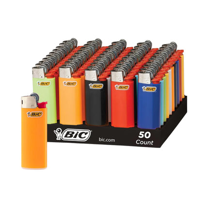 BIC SLIM LIGHTERS 50CT