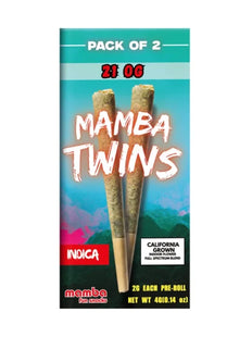 MAMBA TWINS 2 GRAM PRE-ROLL PRE-PRICED $7.99 - 10PACKS
