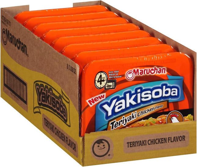 MARUCHAN YAKISOBA 3.98oZ BOWL TERIYAKI CHICKEN FLAVOR 8COUNT