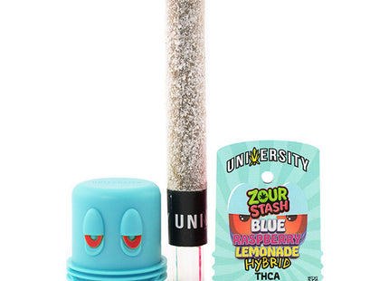 UNIVERSITY x ZOUR STASH  3.5G PRE-ROLL BLUE RASPBERY