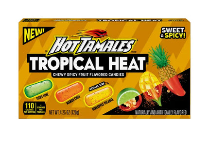 HOT TAMALES 4.25oZ THEATER BOX TROPICAL HEAT 12COUNT