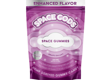 SPACE GODS SPACE GUMMIES 300MG 10 PACK