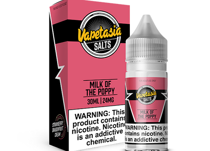 VAPETASIA-30ML/24MG-MILK POPPY