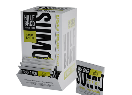 HALF BAK'D SUMO SOURD 2PK GUMMIES  30PACKS