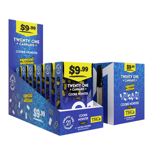21 1ML CART 9.99$  COOKIE MONST