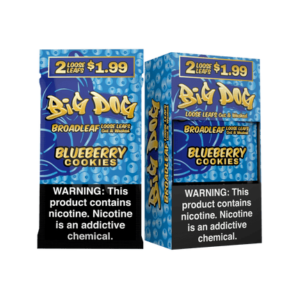 BIG DOG 2/$1.99 BLUEBRY CO 20CT