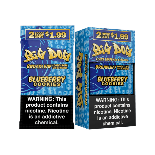 BIG DOG 2/$1.99 BLUEBRY CO 20CT